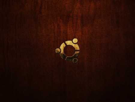 Golden Ubuntu Logotype