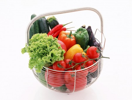 Basket with Vegetables