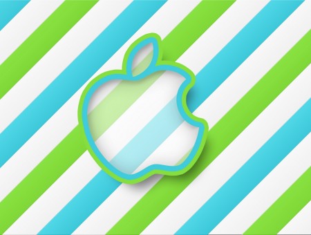 Striped Apple Logotype