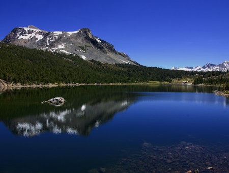 Mountains Reflected in Water