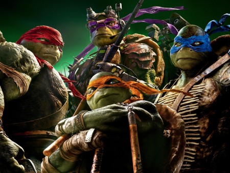 Four Ninja Turtles