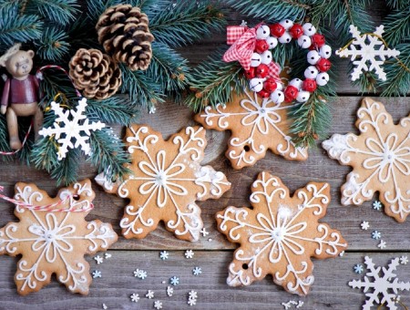 New Year’s Cookies in the Shape of Stars