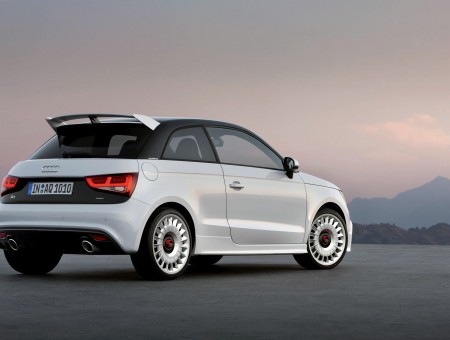 White Audi A1