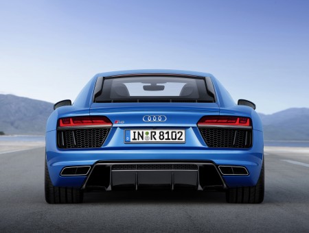 Blue Audi Coupe