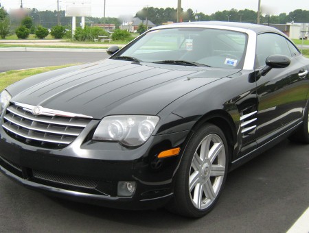 Black Chrysler Sports Coupe