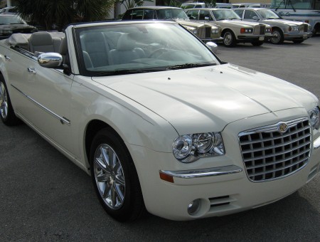 White Chrysler Covertible
