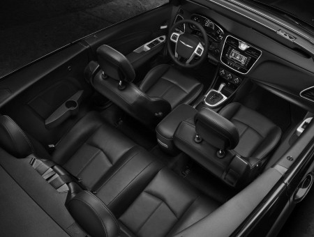 Black Chrysler Car Interior