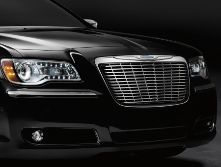Black Chrysler Luxury Car