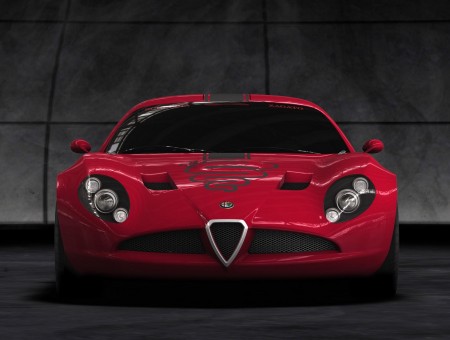 Red Alfa Romeo 8c