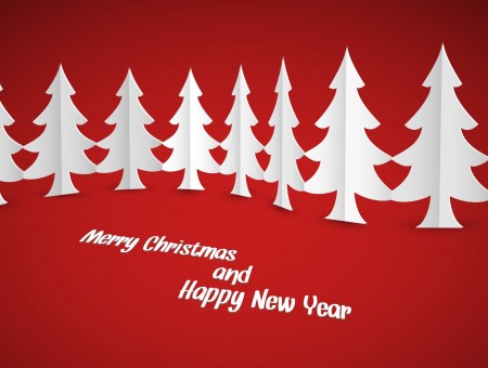 Merry Christmas And Happy New Year Poster