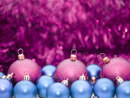 Purple Ball Ornaments