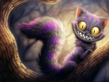 Purple Grey Fox Cartoon Character