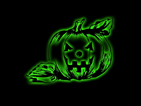 Green Jack O Lantern