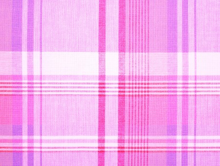 White And Pink Purple Plaid Textile