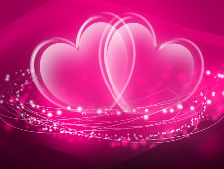 Pink Heart Illustration