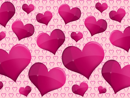Pink Heart Illustration