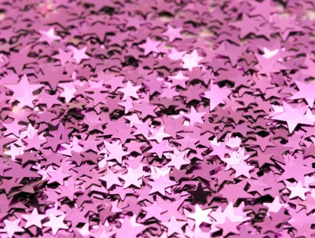 Pink Stars Ornament