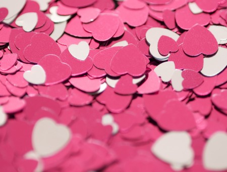 Pink Heart Cards