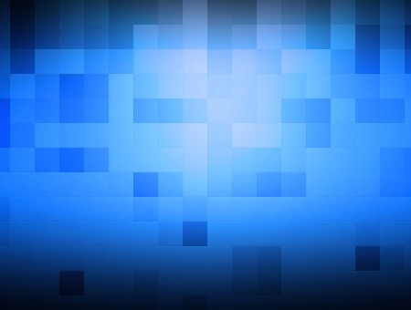 Blue Pixelated Image