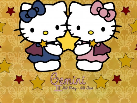 Hello Kitty Gemini Poste