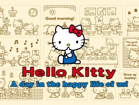 Hello Kity A Day In The Happy Life Of Us