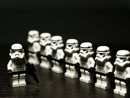 White Storm Trooper Minifig