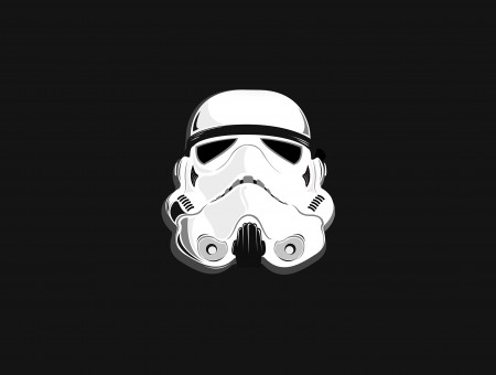 Star Wars Stormtrooper Head Illustration