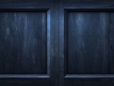 Black Wooden Door