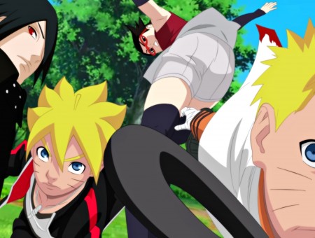 Naruto Sasuke And Their Children