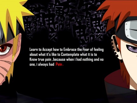 Uzumaki Naruto And Pain