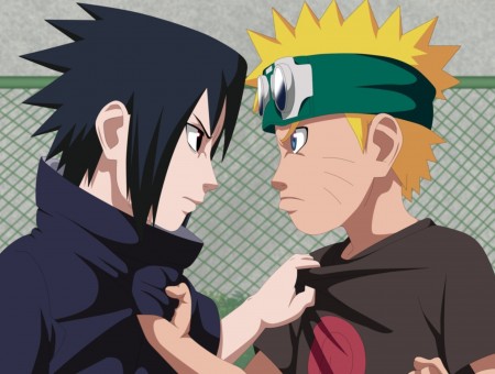 Uzumaki Naruto And Uchiha Sasuke