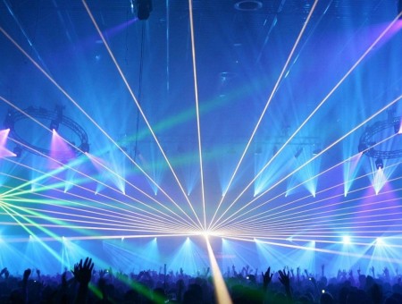White Concert Laser Lights