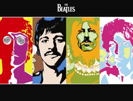 The Beatles Expressionism Fan Art Illustration