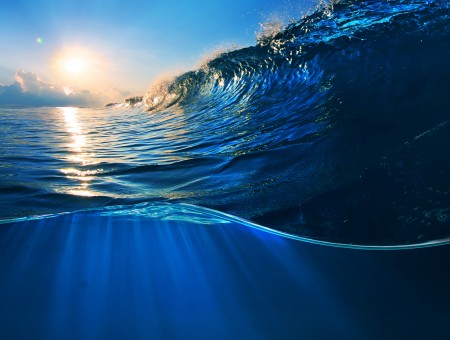 Blue Sea Wave