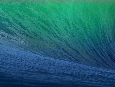 Blue And Green Wave Illustration