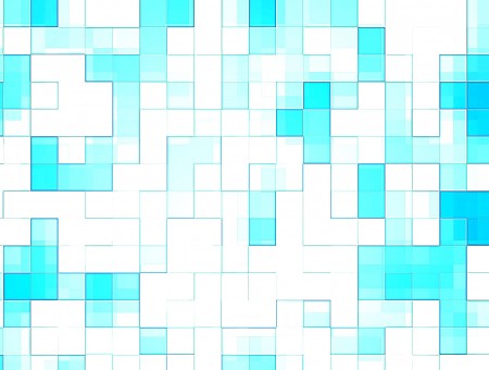 Blue And White Puzzle