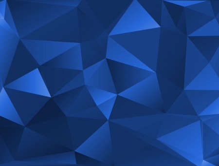 Blue Geometrical Surface