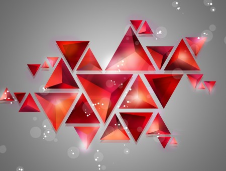 Red Triangle Illustration