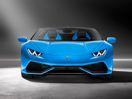 Blue Lamborghini Huracan