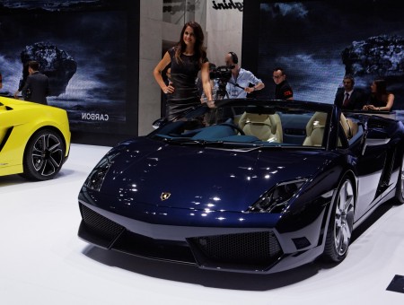 Dark Blue Lamborghini