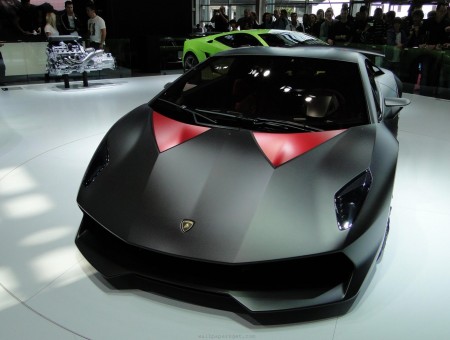 Black Lamborghini Sesto Elemento