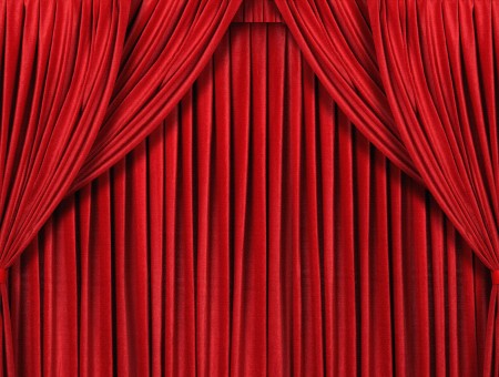 Red Curtain Illustration
