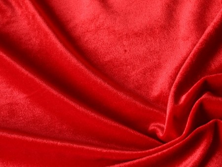Red Satin Textile