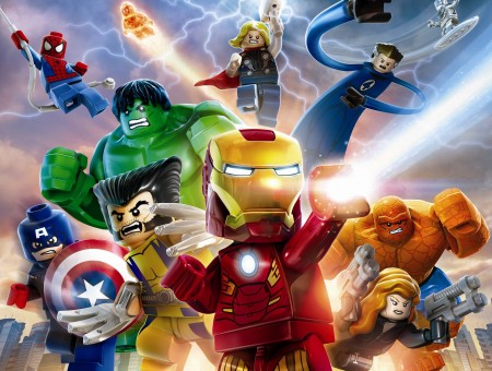 Lego Marvel Avengers Poster