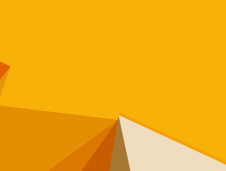 Yellow White And Orange Abstract