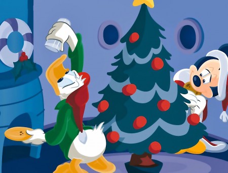 Mickey Mouse And Donald Duck Christmas Cartoon