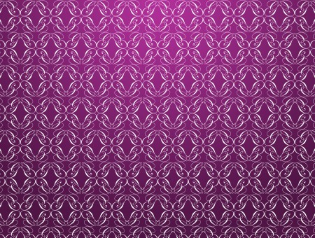 Purple And White Floral Wallpaper