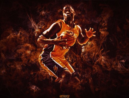 Lakers Graphic Basketball Character