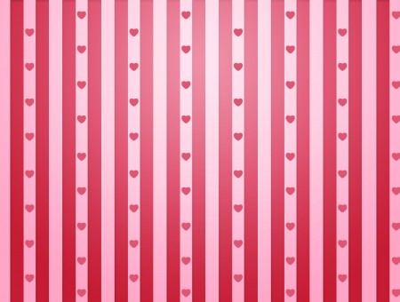 White Pink Stripe Pattern