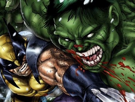 The Hulk Vs Wolverine